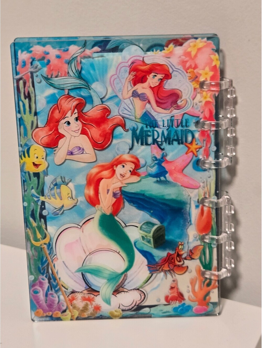 Disney The Little Mermaid Acrylic Binder Notebook